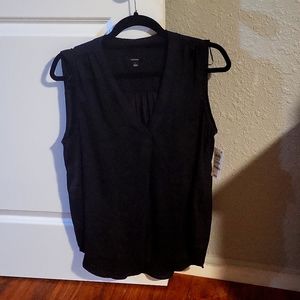 Alfani Core Blouse Black Size Large